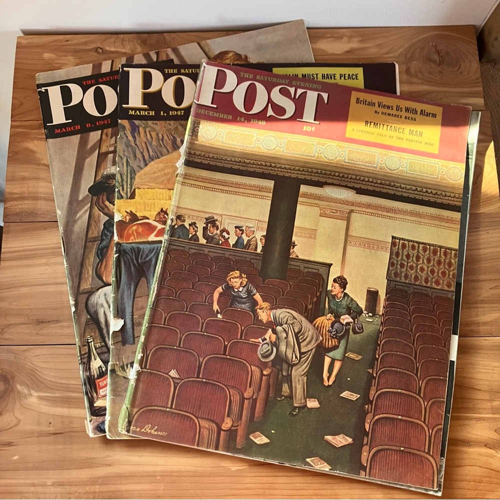 Vintage Saturday Evening Post Magazine